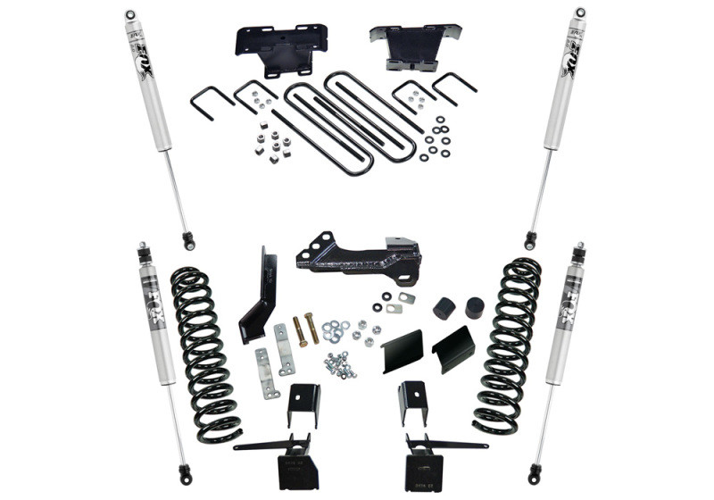 Superlift 17-20 Ford F-250/F-350 SuperDuty 4WD Diesel 4in Radius Arm Lift Kit w/ Fox 2.0 Shocks - K165F Photo - Primary