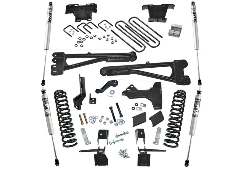 Superlift 17-20 Ford F-250/F-350 SuperDuty 4WD Diesel 6in Radius Arm Lift Kit w/ Fox 2.0 Shocks - K169F Photo - Primary