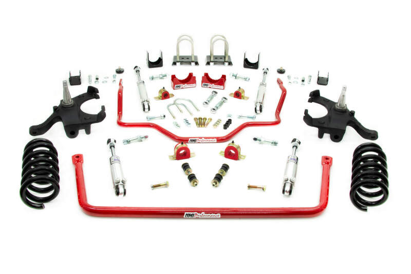 UMI Performance 73-87 GM C10 Handling and Lowering Kit Stage 2.5 4.5in F/6in R Viking Shocks - Red - 64025-R Photo - Primary