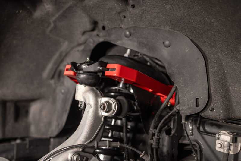 UMI Performance 15-25 Ford F-150 Adjustable Upper A-Arm Kit - Red - 6565-R User 4