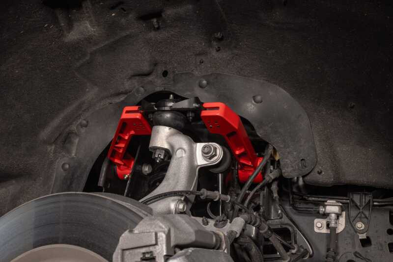UMI Performance 15-25 Ford F-150 Adjustable Upper A-Arm Kit - Red - 6565-R User 8