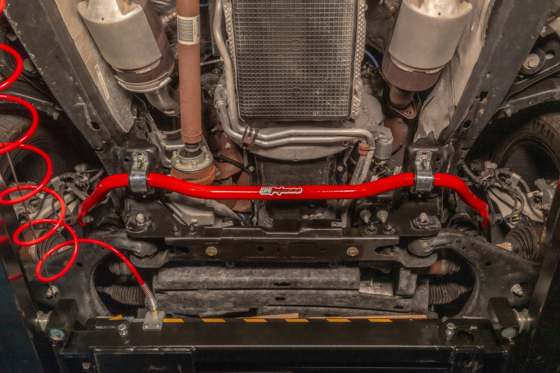 UMI Performance 21-24 Ford F-150 1 3/8in Solid Front Sway Bar - Red - 6581-R User 9