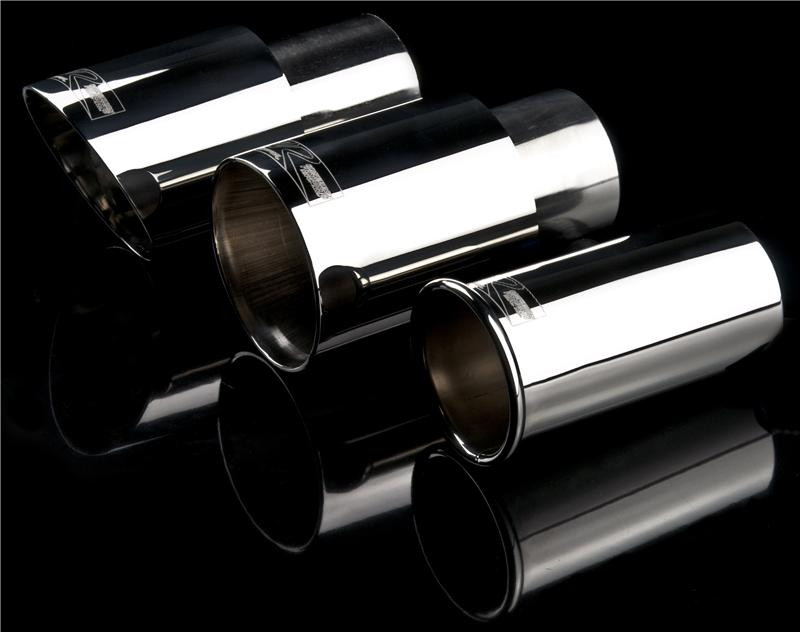 Weapon R Universal Black Exhaust Tips 3in Slant 2.25in Inlet/3in Outlet Neo-Titanium - 820-205-401 Photo - Primary