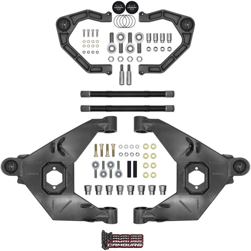Camburg 21-25 Ford Bronco Trail Series L/T Kit w/ Axles (BILLET XJ UCA) (GRAY) - CAM-110243-KX-GRY Photo - Primary