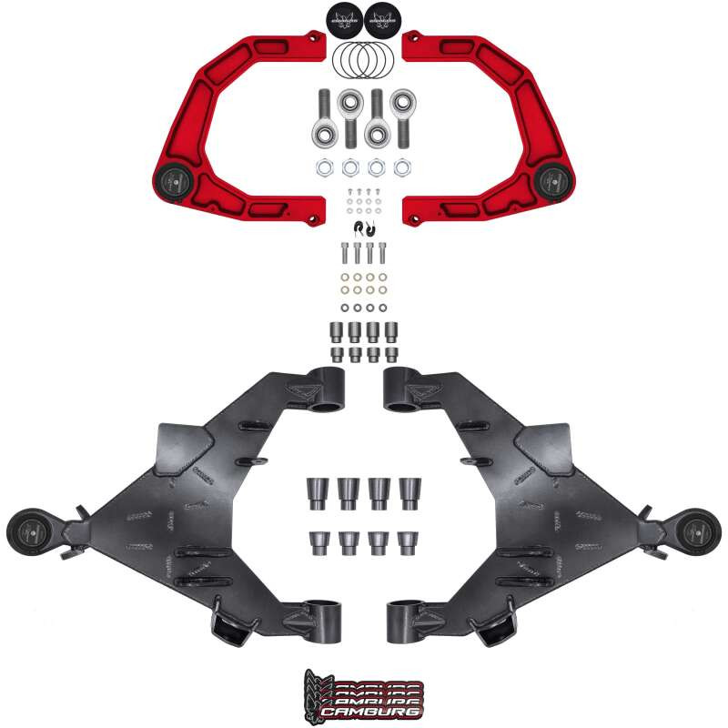Camburg 22-25 Toyota Tundra 2wd/4wd Trail Series L/T Kit (BILLET XJ UCA) (RED) - CAM-310217-KX-RED Photo - Primary