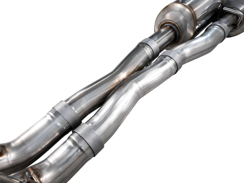 AWE Tuning 2025+ RAM 1500 RHO 3.0 I6 TT 0FG Dual Rear Exit Cat-Back Exhaust - Chrome Silver Tips - 3015-32630 Photo - out of package