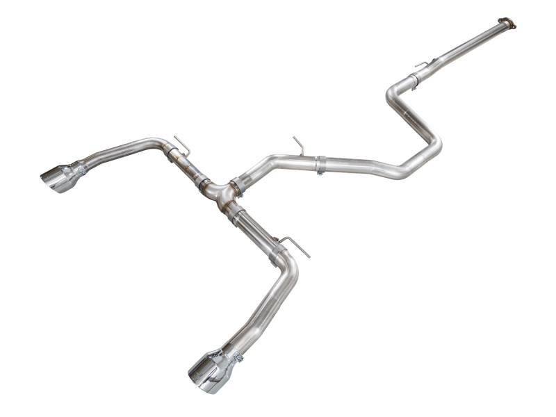 AWE Tuning 22-26 Hyundai Elantra N Track Edition Cat-Back Exhaust - Chrome Silver Tips - 3020-32237 Photo - Primary