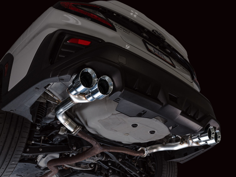 AWE Tuning 22-25 Subaru VB WRX Track Edition Axle-Back Exhaust - Chrome Silver Tips - 3020-42424 Photo - Mounted