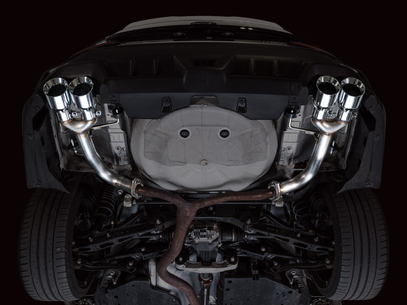 AWE Tuning 22-25 Subaru VB WRX Track Edition Axle-Back Exhaust - Chrome Silver Tips - 3020-42424 Photo - Mounted