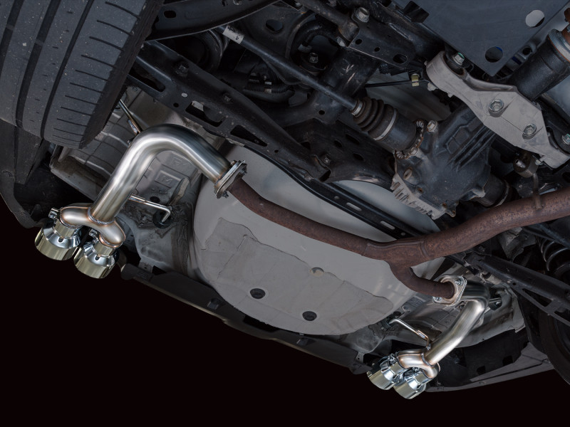 AWE Tuning 22-25 Subaru VB WRX Track Edition Axle-Back Exhaust - Chrome Silver Tips - 3020-42424 Photo - Mounted