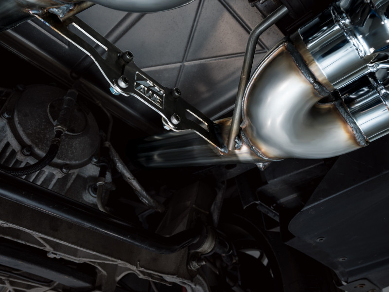 AWE Tuning C6 Chevrolet Corvette Z06/ZR1 Track Edition Axle-Back Exhaust w/ Chrome Silver Tips - 3020-42606 Photo - Mounted