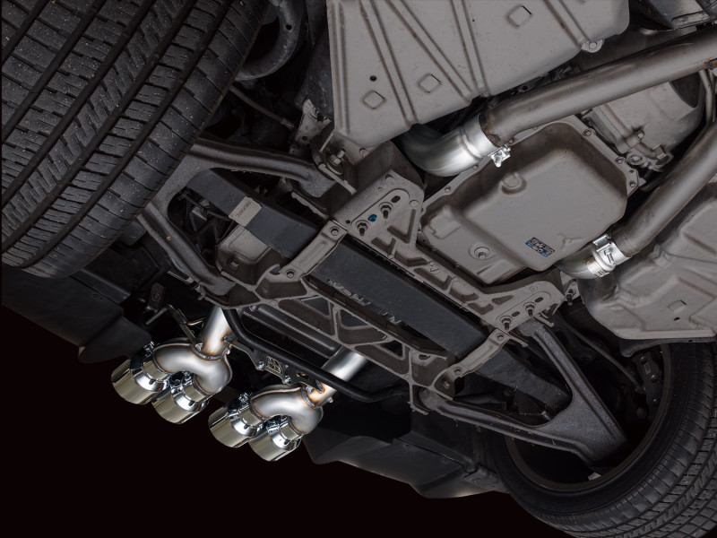 AWE Tuning 05-07 C6 Chevrolet Corvette 6.0L Track Edition Axle-Back Exhaust w/ Chrome Silver Tips - 3020-42660 Photo - Mounted