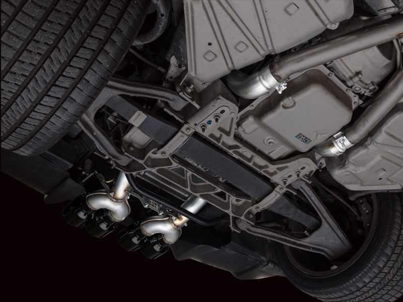 AWE Tuning 05-07 C6 Chevrolet Corvette 6.0L Track Edition Axle-Back Exhaust w/ Diamond Black Tips - 3020-43660 Photo - Mounted