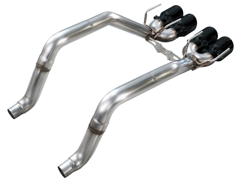 AWE Tuning 05-07 C6 Chevrolet Corvette 6.0L Track Edition Axle-Back Exhaust w/ Diamond Black Tips - 3020-43660 Photo - out of package