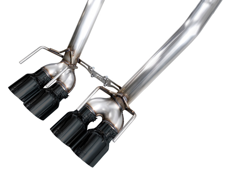 AWE Tuning 09-13 Chevrolet Corvette 6.2L Track Edition Axle-Back Exhaust w/ Diamond Black Tips - 3020-43662 Photo - out of package