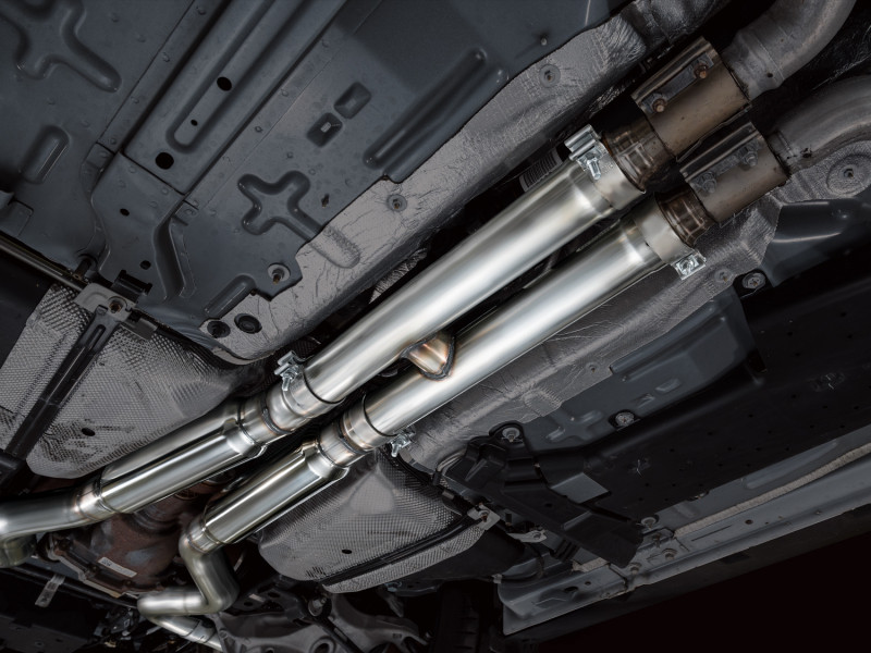 AWE Tuning 18-23 S550 Mustang GT SwitchPath Exhaust - Chrome Silver Tips - 3025-42550 Photo - Mounted