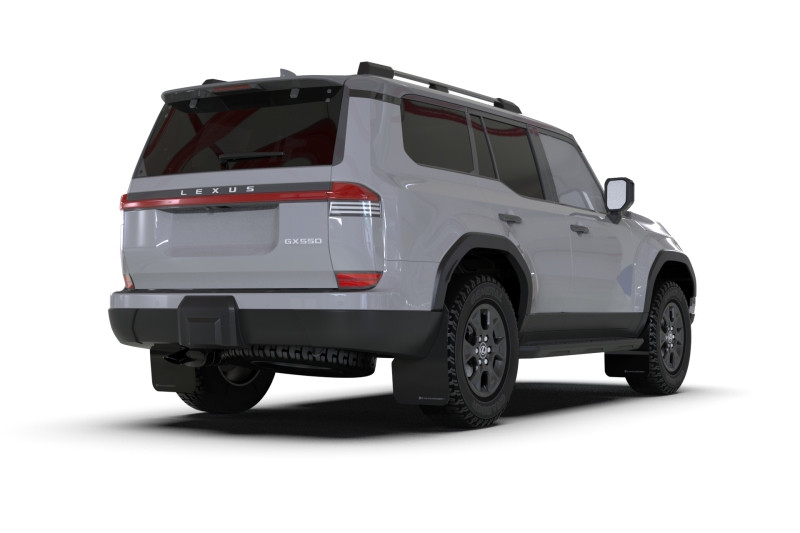 Rally Armor 24-25 Lexus GX 550 Luxury Premium Black Mud Flap - Silver Logo - MF162-UR-BLK-SIL User 1