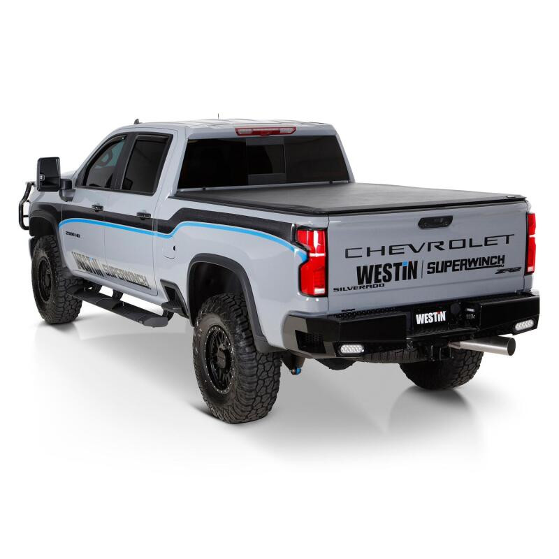 Westin 19-26 Chevy Silverado/GMC Sierra 1500 CrewCab AT6 Running Boards - Black - 24-64765 Photo - Mounted
