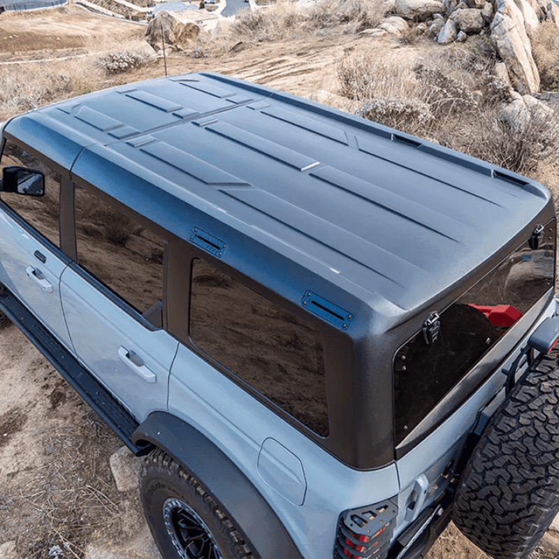 Turn Offroad 2021+ Ford Bronco Hard Top (4 Door) Primer/Badge Delete - HTBR-M4PBD Photo - Close Up
