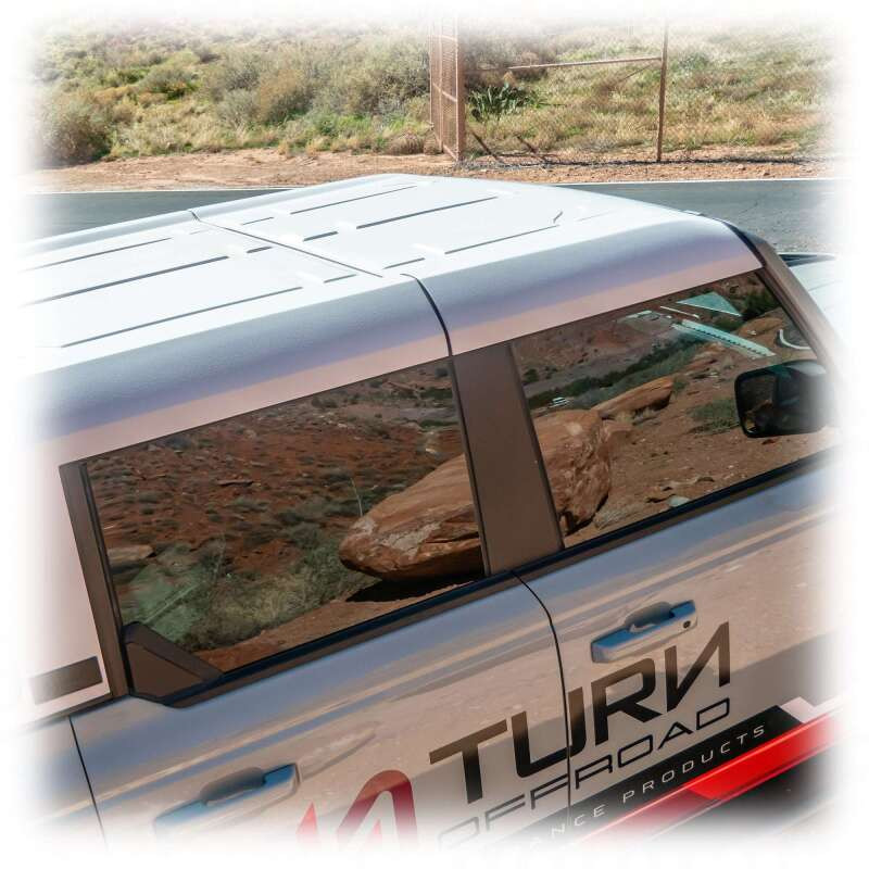 Turn Offroad 21-26 Ford Bronco Hard Top (4 Door) White/Badge Delete & Black Foam Headliner - HTBR-M4WBDHL01 Photo - Close Up