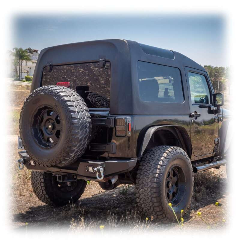 Turn Offroad 2007-2018 Jeep JK 2 Door Safari Style Hardtop Primer (Paintable) - HTJKSF-M2P Photo - Close Up