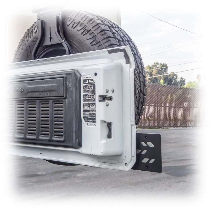 Turn Offroad 2018+ Jeep JL License Plate Relocation - JLEA1-M1 Photo - Close Up
