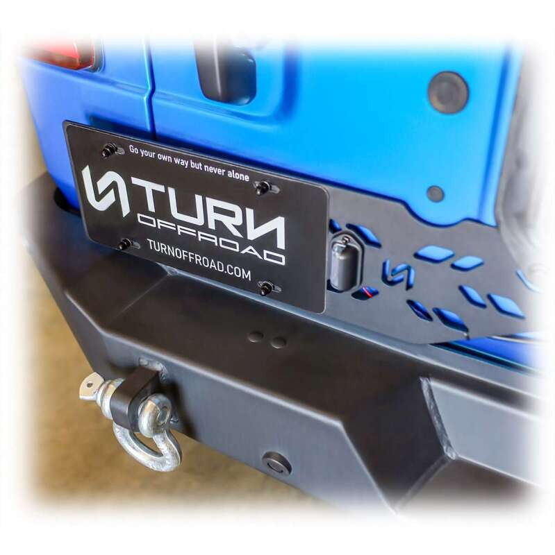 Turn Offroad 2018+ Jeep JL License Plate Relocation - JLEA1-M1 Photo - Close Up