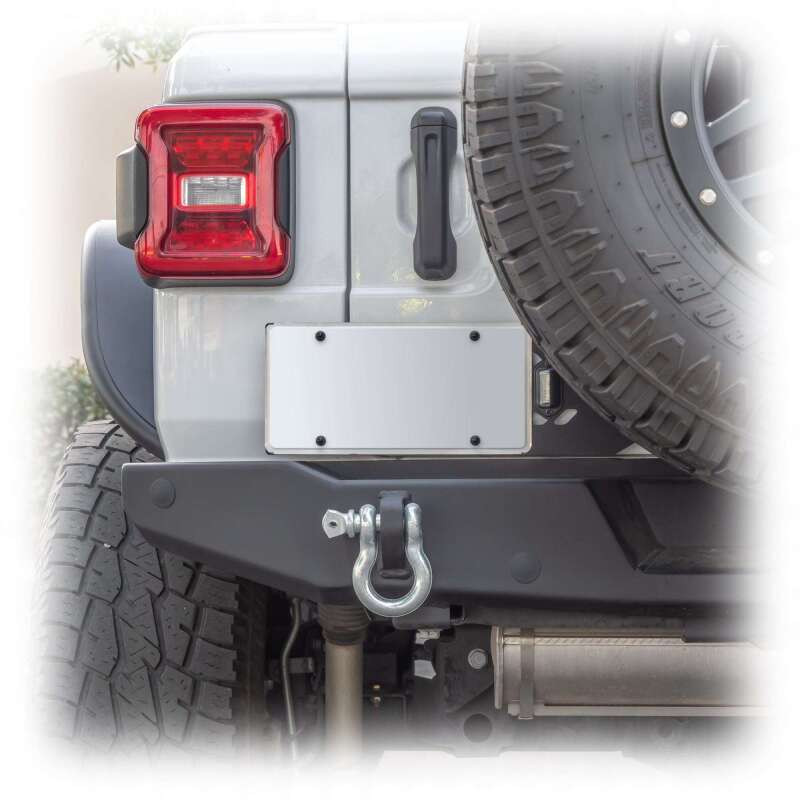 Turn Offroad 2018+ Jeep JL License Plate Relocation - JLEA1-M1 Photo - Close Up
