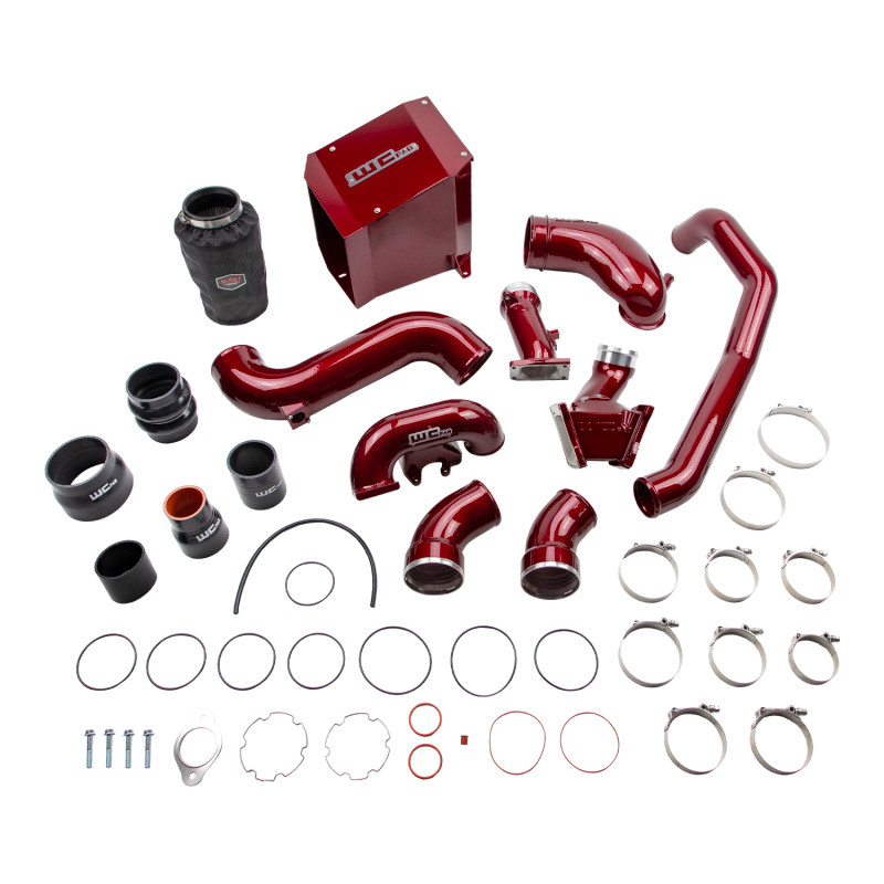 Wehrli 06-07 Chevrolet Duramax 6.6L LBZ Stage 2 High Flow Intake Bundle Kit - Bengal Silver - WCF100437-BS Photo - Primary