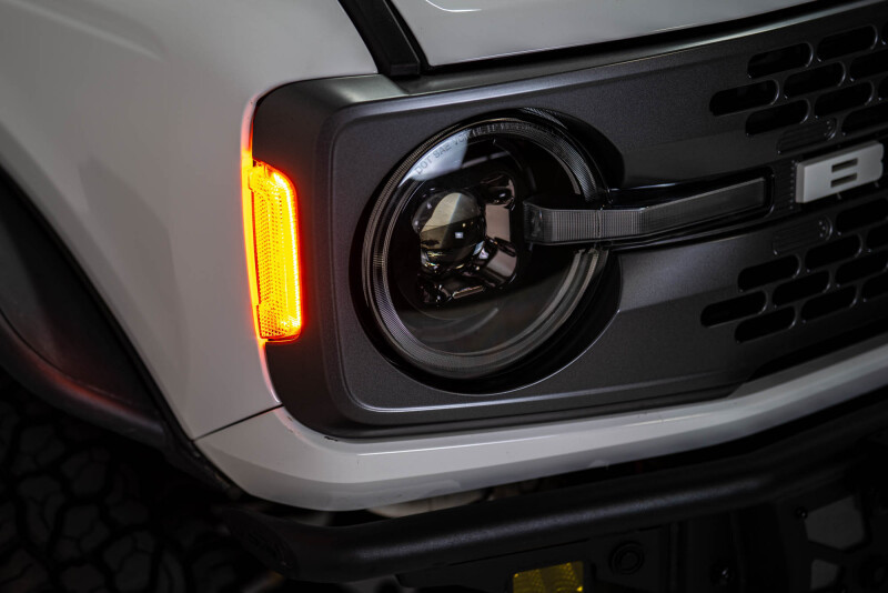 DV8 Offroad 2021-2025 Ford Bronco Black Headlights - HLCBR-01 Photo - out of package