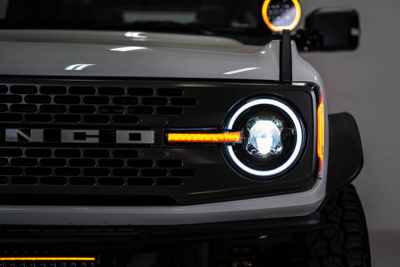DV8 Offroad 2021-2025 Ford Bronco Black Headlights - HLCBR-01 Photo - out of package