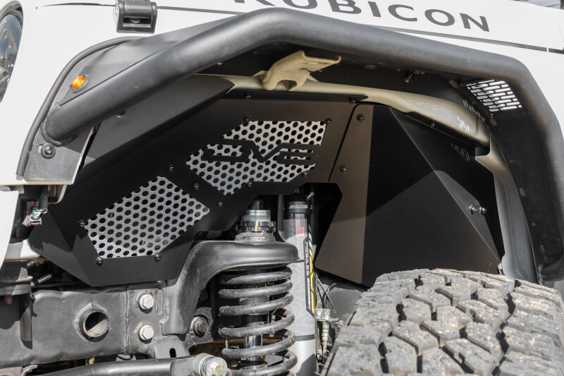 DV8 Offroad 2007-2018 Jeep Wrangler JK Front Inner Fenders - INFEND-10FB Photo - out of package