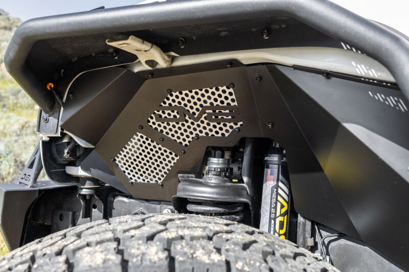 DV8 Offroad 2007-2018 Jeep Wrangler JK Front Inner Fenders - INFEND-10FB Photo - out of package