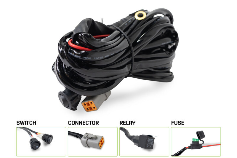DV8 Offroad 40 AMP DTP 4-Pin Halo Light Harness - UNWH-05 Photo - out of package