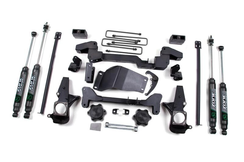 Zone Offroad 01-10 GM K2500 HD 6in Suspension System - ZONC4N Photo - Primary