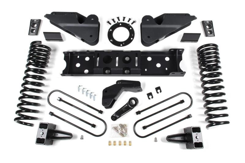 Zone Offroad 2019 Ram 3500 4in Radius Arm Bracket Gas - 2in Rear Block w/ Overload - Nitro Shocks - ZOND108N Photo - Primary