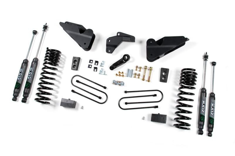 Zone Offroad 13-18 Ram 3500 4in Lift System- Gas - 2in Rear Block - ZOND138N Photo - Primary
