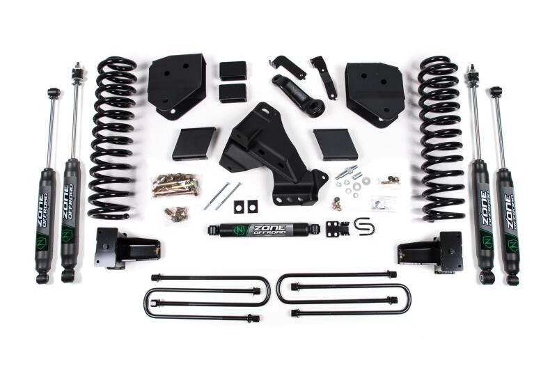 Zone Offroad 20-21 Ford F-250/F-350 6in Radius Arm Drop Suspension Lift System- Nitro Shocks - Gas - ZONF63N Photo - Primary