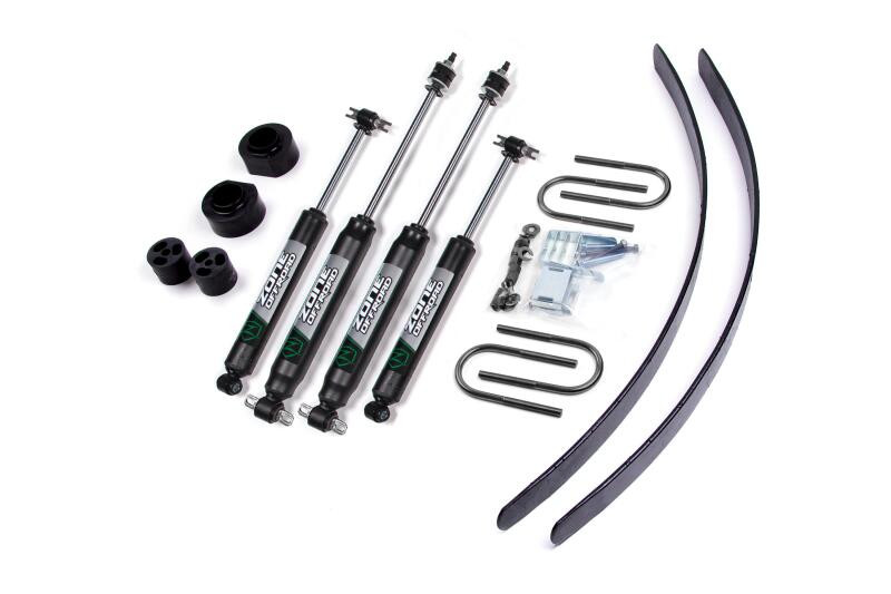 Zone Offroad 84-01 Jeep XJ 2in Kit w/Chrysler Axle - ZONJ4N Photo - Primary