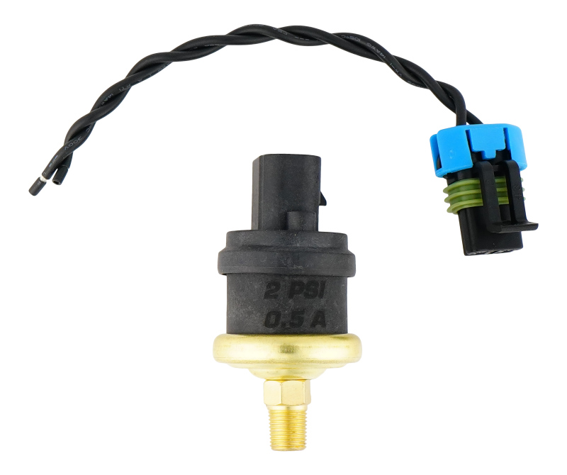 DeatschWerks 2psi 1/8th NPT Adjustable (1-3psi) Hobbs Switch with Pigtail (0.5A) - 4-HOBBS-2 Photo - Primary