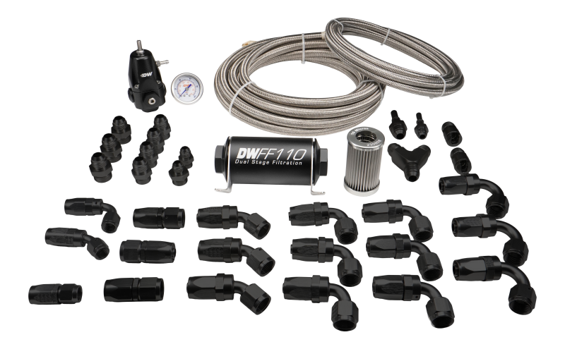 DeatschWerks A90 Supra / BMW M3/M4 Return Plumbing Kit - 6-626 Photo - Primary