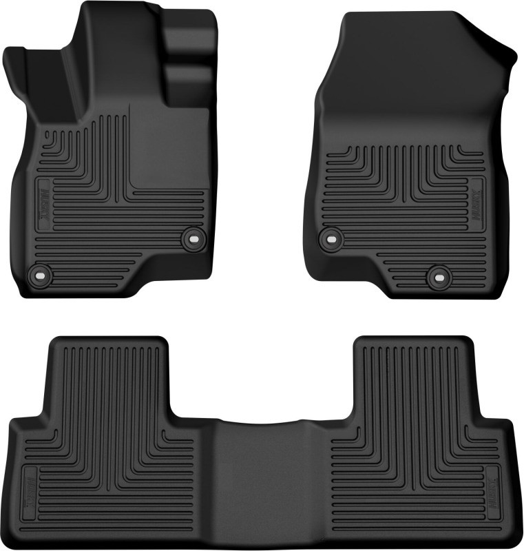 Husky Liners 19-25 Acura RDX Weatherbeater Front & 2nd Seat Floor Liners - Black - 95391 Photo - Primary