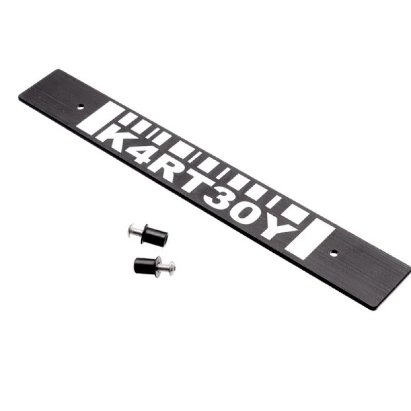 Kartboy Subaru License Plate Delete - Black Barcode - KB-055-PL-BAR User 1