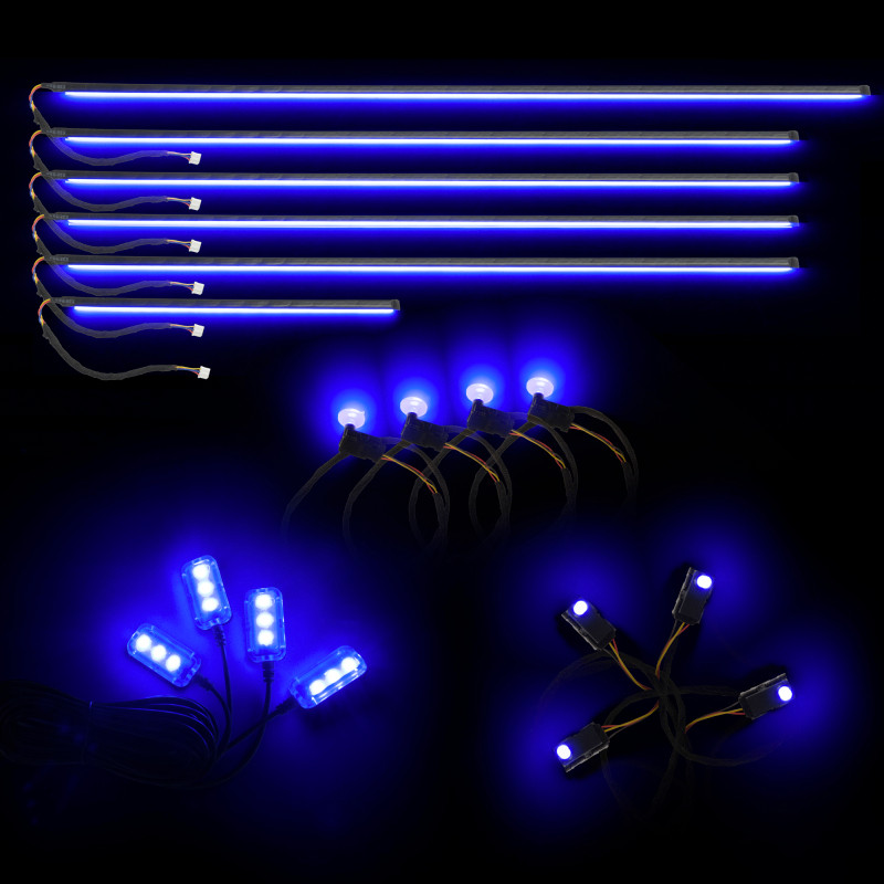Oracle Lighting Dynamic Colorshift 18 Piece Universal Full LED Interior Dash Board Kit - 4240-332 Photo - out of package