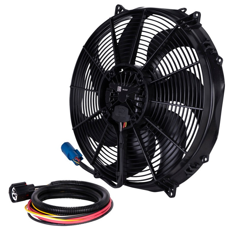 SPAL 500W 15.2in Flush Mount Brushless Fan w/Jumper Harness - 30107328-PKG User 1