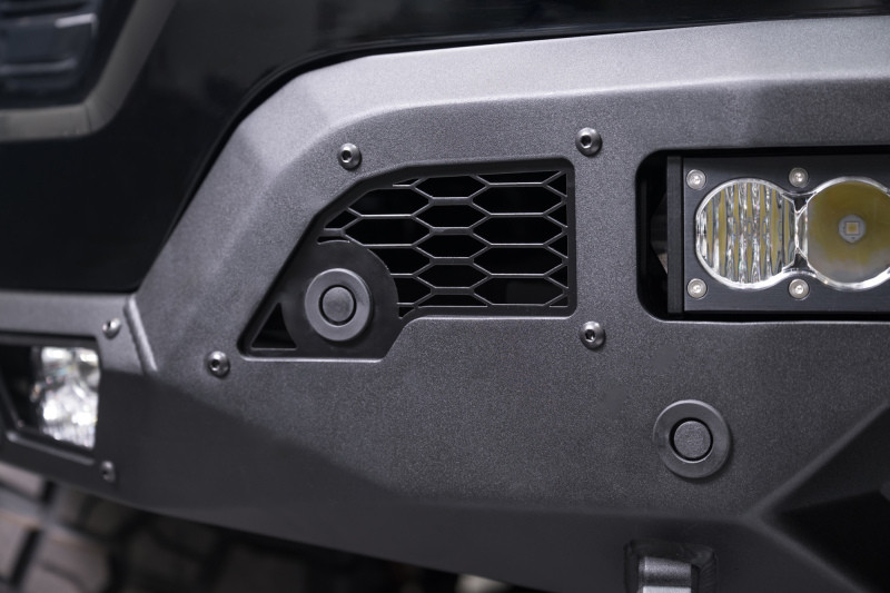 Addictive Desert Designs 22-25 Chevy Silverado 1500 Stealth Fighter Front Bumper w/ Winch Mount - F140152980103 Photo - Close Up