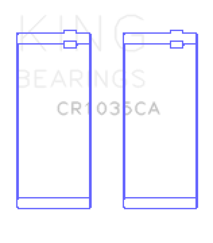 King Engine Bearings Cummins B-Ser. L4 (Size +0.50mm) Connecting Rod Bearing Set - CR1035CA0.5 Photo - Primary