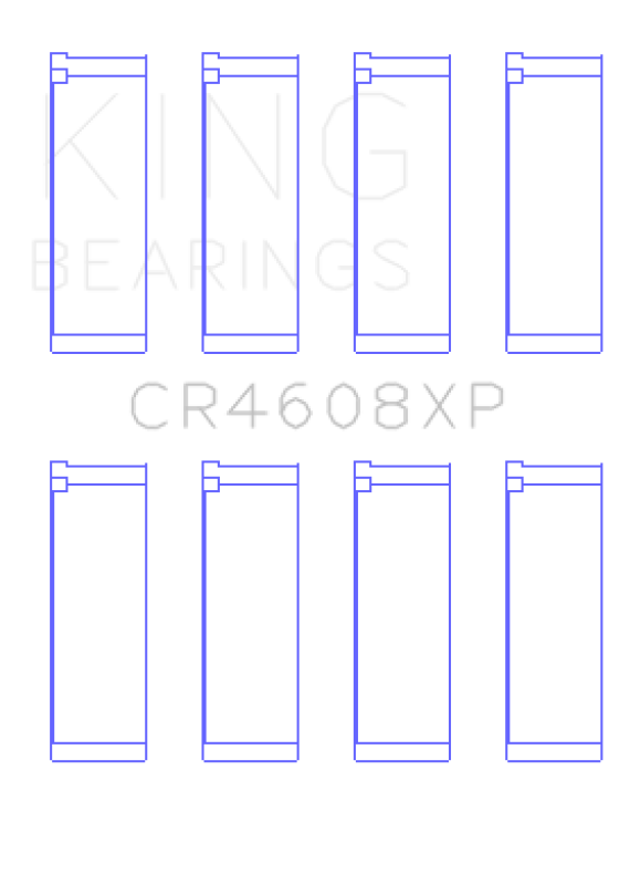 King Engine Bearings Toyota 2Zz-Ge (Size +0.25mm) Connecting Rod Bearing Set - CR4608XP0.25 Photo - Primary