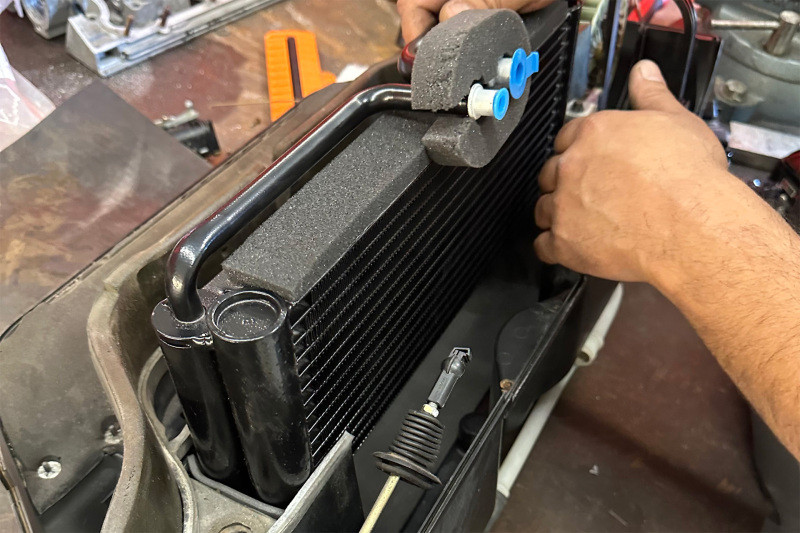 CSF Porsche 964 / 993 OEM+ Performance A/C Evaporator - 8368 Photo - Mounted