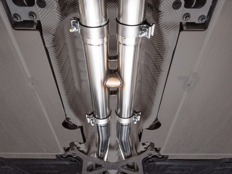 AWE Tuning BMW G90/G99 M5 Touring Edition Cat-Back Exhaust - Diamond Black Tips - 3015-43790 Photo - Mounted